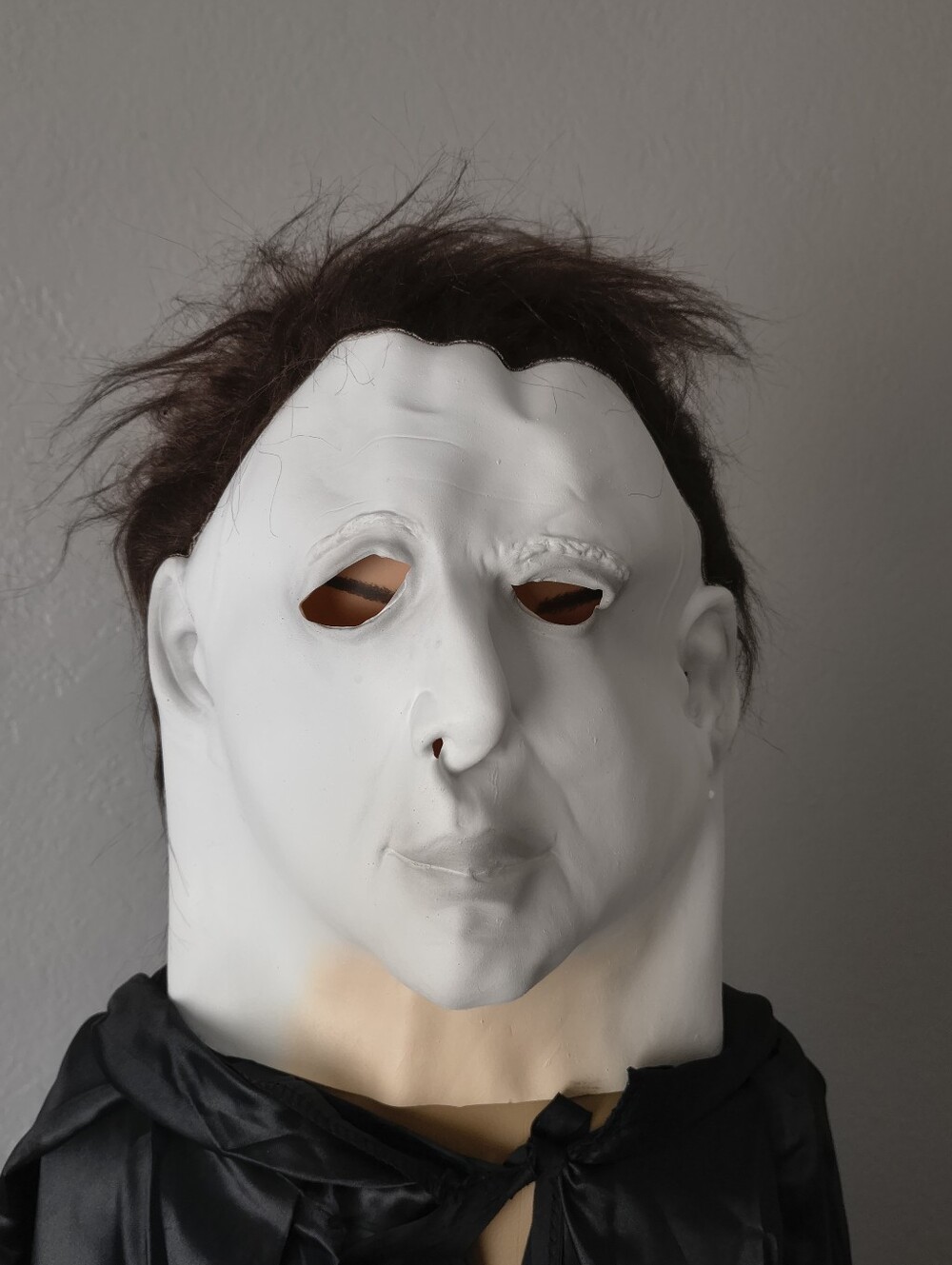 Michael Myers Halloween Latex Mask with Synthetic Hair.